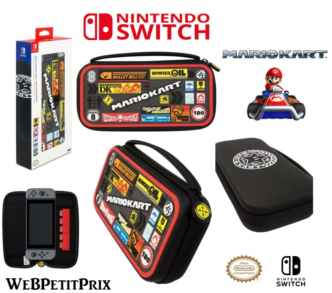 Sacoche de transport rigide pour Nintendo Switch accessoire de rangement