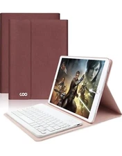 Keyboard Wireless Case Bluetooth Folio iPad 10.5 Pro Multiangle Stand (Red)