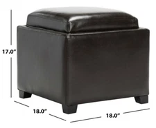 Safavieh Bobbi Tray Storage Ottoman, Reduced Price 2172700443 HUD4006E