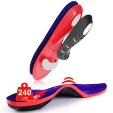 240 Lbs Heavy Duty Support Plantar Fasciitis Insoles Arch Support Work Boot USA