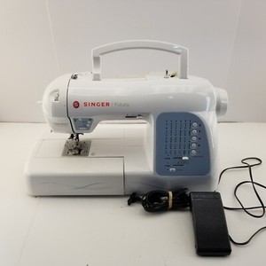 Singer Futura Embroidery Sewing Machine XL 400 Model Pedal and cable
