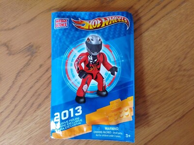 Mega Bloks Hot Wheels Exclusive Figur 2013 Mega Construx Neu in Polybag 