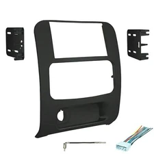 Double Din Dash Install Kit For 2002-2007 Jeep Liberty Wire Harness Antenna