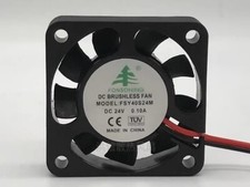 FONSONING FSY40S24M 4010 DC24V 0.10A 4CM 2-wire silent cooling fan