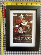 FRAMED Neil Gaiman Mr Punch Poster Dave McKean art Live theater postcard flyer