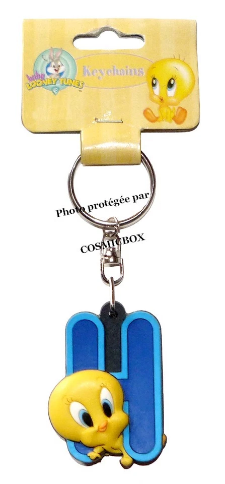 Porte clés TITI figurine Baby Looney Tune initiale H keychain Warner Bros figure - Photo 1/1