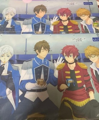 Morinaga Milk MOW A4 Clear File Skate Leading Stars