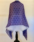 Haunted Mansion Wallpaper Chiffon Scarf One Size Purple Black 71 X 29 — photo 2