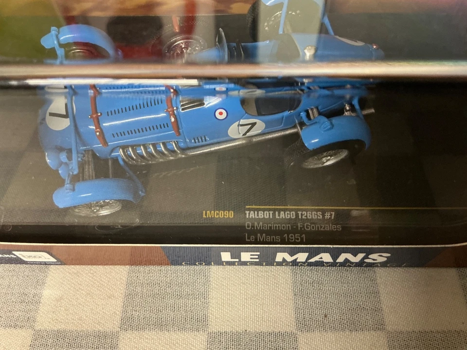 1/43 IXO LMC 090 TALBOT LAGO T26GS #7 LE MANS 1951 MARIMON- GONZALES - Image 2 of 4