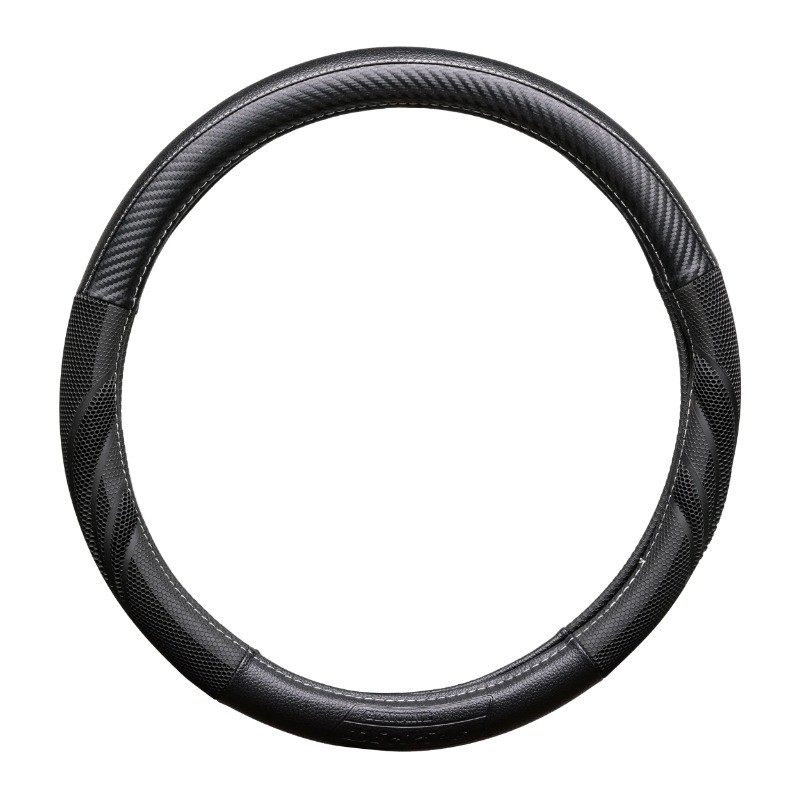 Genuine Dickies Black Carbon Fiber Dura Grip Steering Wheel Cover