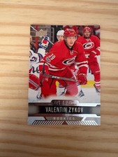 2017-18 Upper Deck Overtime #107 Valentin Zykov RC - Carolina Hurricanes
