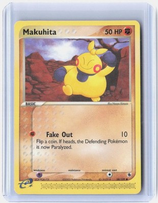 Makuhita 58/109 Common Ruby & Sapphire Pokemon Near Mint