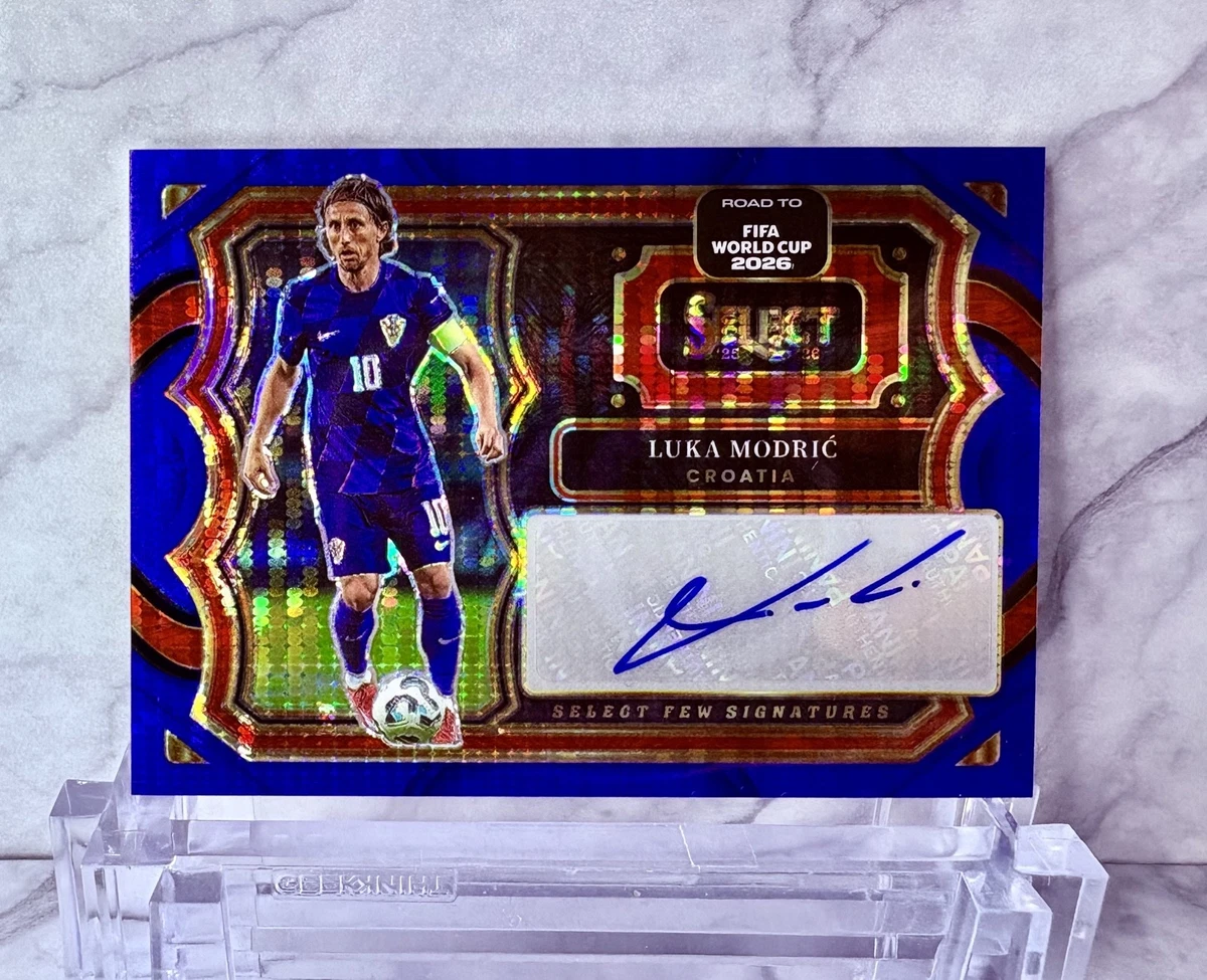 FIFA World Cup Soccer Croatia Autographed Sports Trading Cards