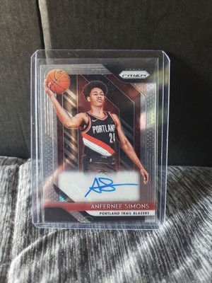 Anfernee Simons 2018 Panini Prizm Rookie Signatures RC Auto Boston Celtics 