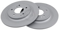 2X A.B.S. Bremsscheibe 18650 FüR Kona Hyundai Os Ose Osi Crdi Vgt Awd Gdi 4WD