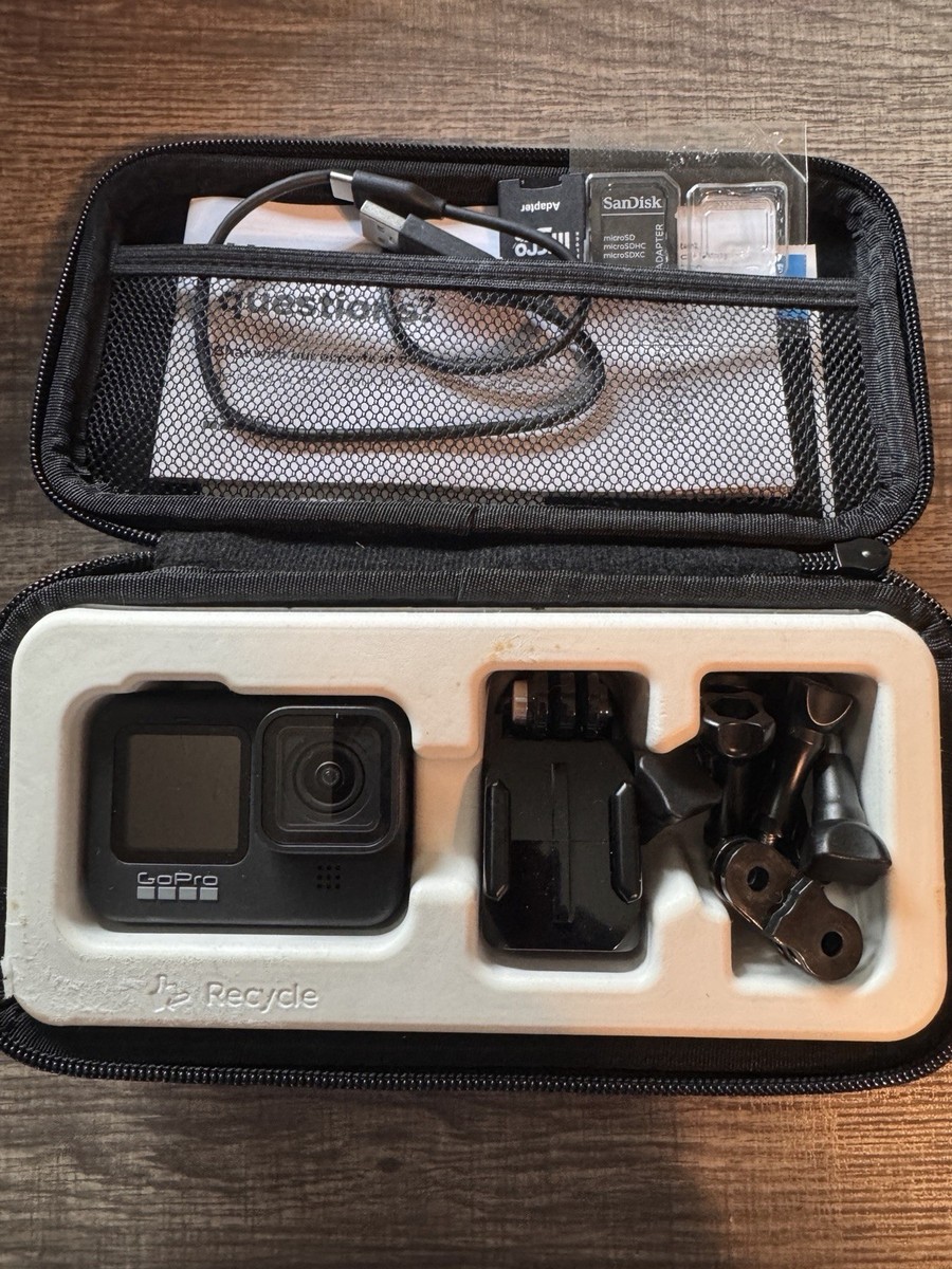 GoPro HERO9 Black 5K UHD Action Camera Bundle | eBay