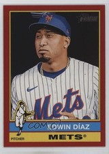 2025 Topps Heritage Red Border Edwin Diaz Edwin Díaz #243 pi4