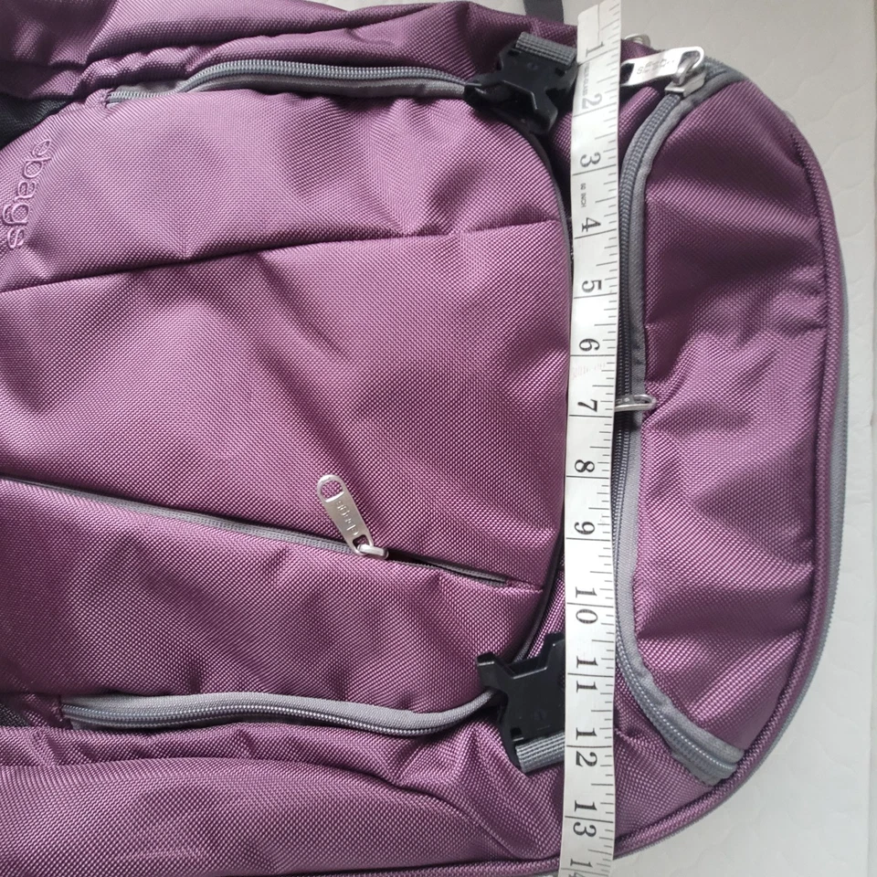 Mochila de viaje Ebags Mother Lode púrpura convertible equipaje expandible 117769 Foto 4 de 4
