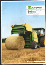 Volantino depliant brochure rotopressa KRONE "Bellima"