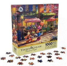 Disney Parks Mickey and Minnie Mouse Sweetheart Cafe Puzzle by Thomas Kinkade
