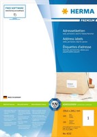 Adressetiketten Premium A4, Weiß 199,6X289,1 Mm Papier Matt 100 St.