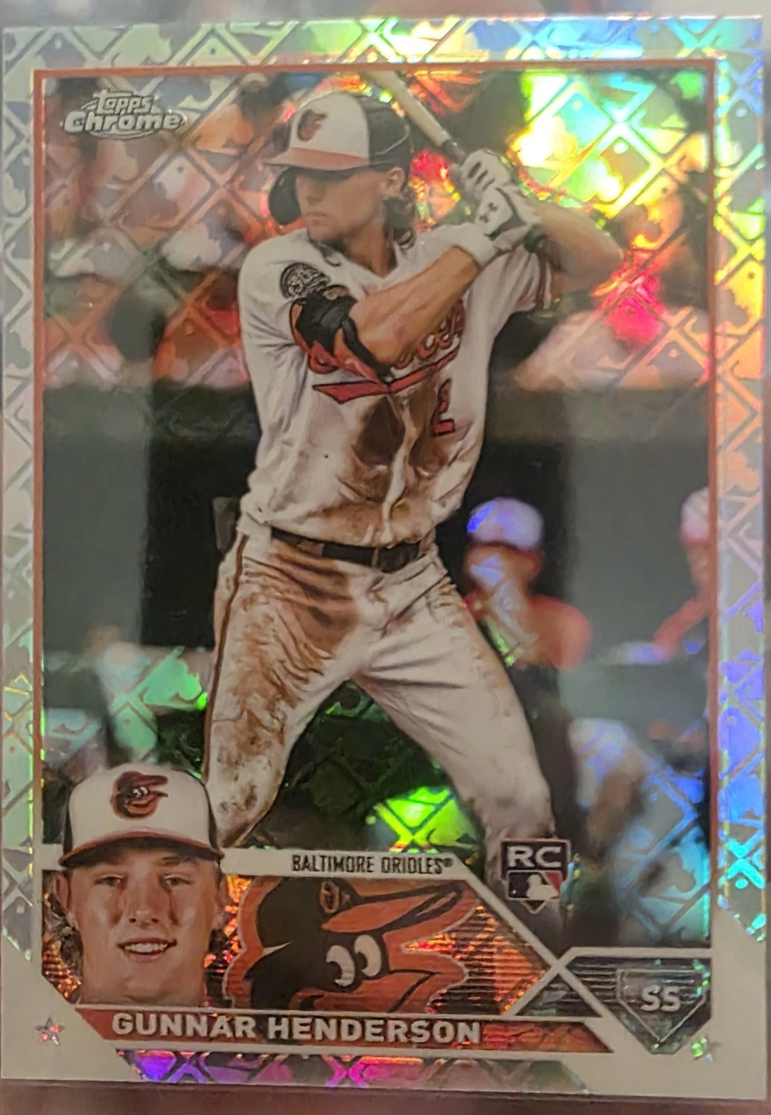 2023 Topps Chrome - Gunnar Henderson Rookie Logofractor #2 (RC) - Orioles