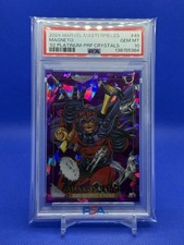 Magneto 2024 Marvel Masterpieces 92 Platinum PSA 10 Purple Crystals #49