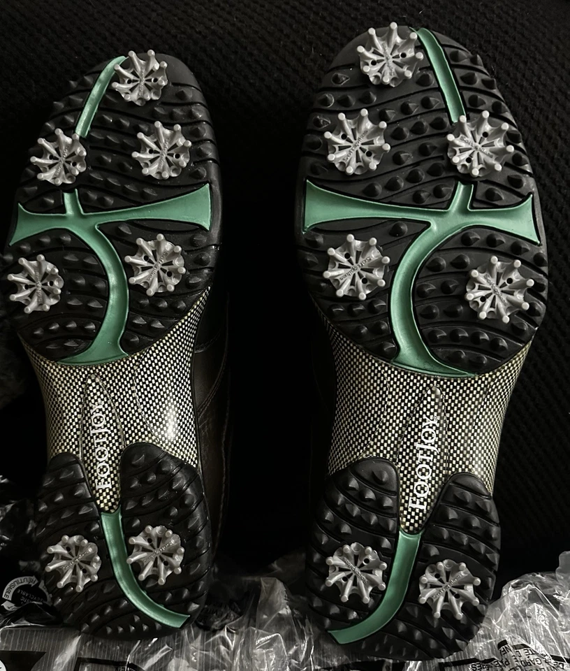 ZAPATOS DE GOLF FOOTJOY PARA HOMBRE NUEVOS EN CAJA TALLA 10,5 Anchos #54273 PUNTAS Foto 3 de 4