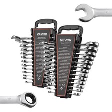 VEVOR Combination Wrench Set Ratcheting Wrench Set 26-Piece SAE Metric Repairs