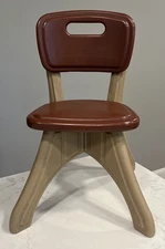 Step2 Company Brown Beige Childs Traditional Chair Sturdy Plastic