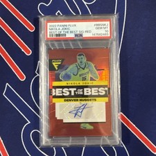2022-23 Panini Flux Best of The Best Signatures- Red Nikola Jokić /49 Auto