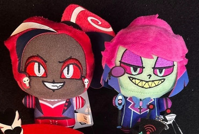 Hazbin Hotel Plush Doll vol.3 Mascot Chain 11cm Alastor Velvet Set