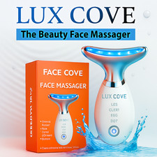 Lux Cove 7-in-1 Therapy Anti Aging Face Neck Massager Electric Face Lift Device