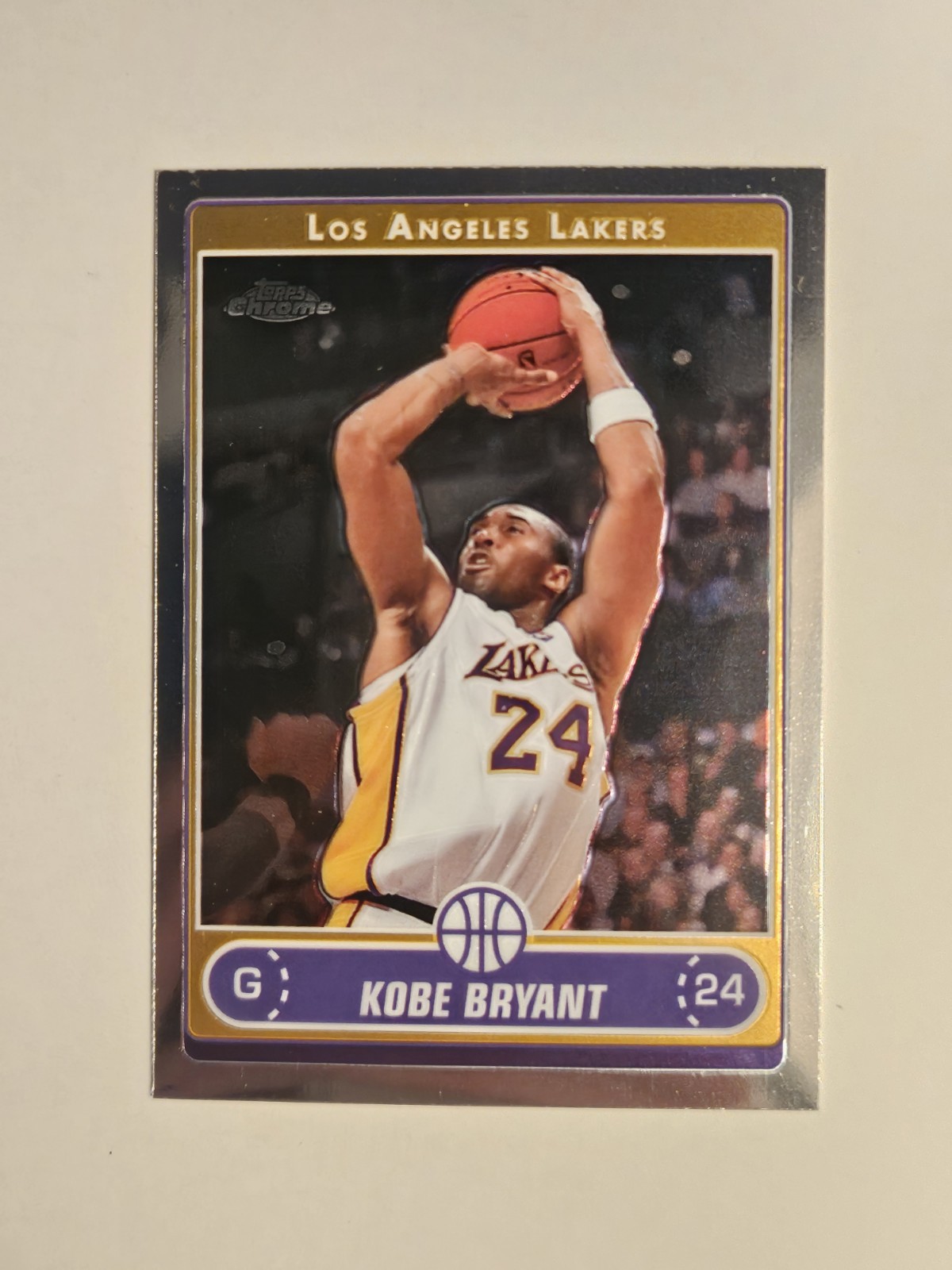 2006-07 Topps Chrome #129 Kobe Bryant Los Angeles Lakers