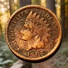 1907 Indian Head Cent Actual Coin Shown - 23