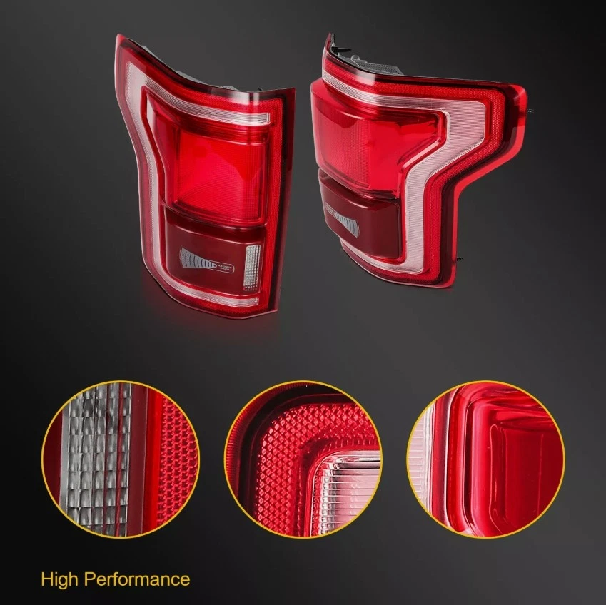 Full LED Tail Lights Assembly For 2015-2017 Ford F150 F-150 w/Blind Spot Pair US Foto 2 de 4