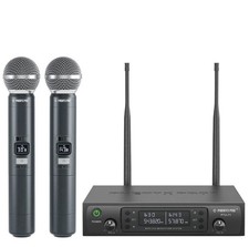 Phenyx Pro Wireless Microphone System Dual Wireless Handheld Mics PTU-71-2H NEW