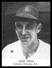 Mike Tresh 1991 Tip-Top Bread REPRINT Baseball Card (NM)