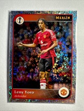 2024-25 Topps UEFA Merlin Leny Yoro #189 Speckle  Refractor Manchester United