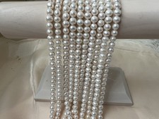 White Fresh Water Pearl Off Round Potato Beads 6-7mm 15.5" Strand