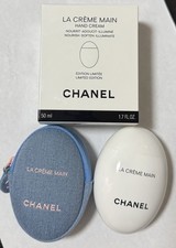 Brand New Chanel 2026 Hand Cream LA CR ME MAIN Denim Pouch Limited edition