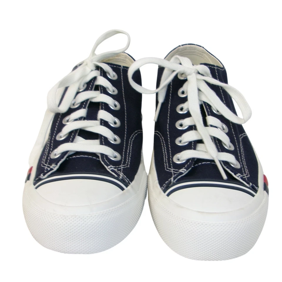 PRO Keds Mujeres 6.5 Azul Marino Lona Parte Superior Baja Tenis Con Cordones Zapatos Informales NUEVO Foto 2 de 4