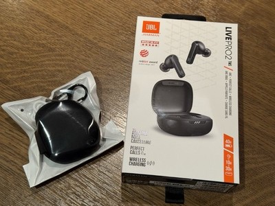JBL Live Pro 2  Linker Kopfhörer + LADECASE Schwarz + Silikonschutzhülle