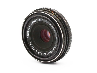Exc+5] SMC Pentax-M 40mm f/2.8 Wide Angle Pancake MF Lens K Mount