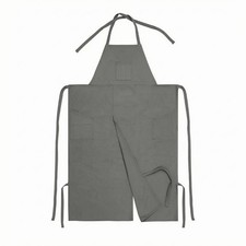 Split-Leg Apron Full-Coverage Workwear Sturdy for Workshop, Crafters, Gardeners