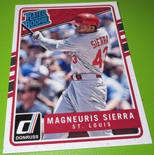 Magneuris Sierra 2017 Donruss Rated Rookies #218 St. Louis Cardinals Baseball ￼