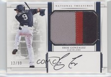 2017 Panini National Treasures 12/99 Erik Gonzalez #183 Auto 1k54