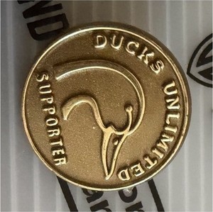 Ducks Unlimited Supporter Pinback Lapel Pin, Clubs & Memberships Theme