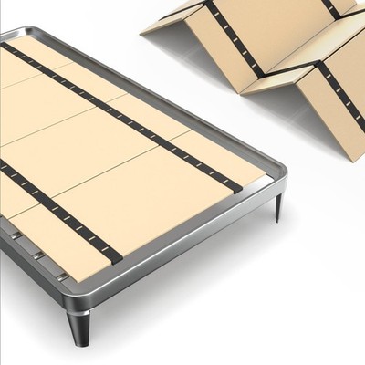 Imperius Heavy Duty Foldable Box Spring Bunkie Board Bed Support Slat