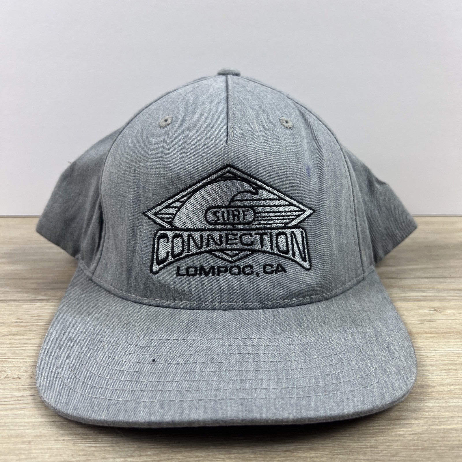 Surf Connection Hat Lompoc Ca Adjustable Hat Gray… - image 5